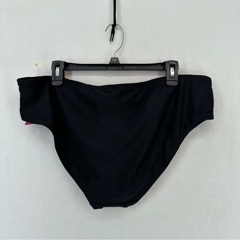 NWT‎ Xhilaration Bikini Bottoms Womens 20/22W Black